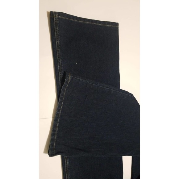 Dana Buchman Floral Embroidery Boot Cut Jeans Size 8 NWT - Picture 10 of 14